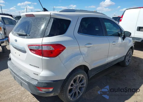 2019 Ford Ecosport Titanium z USA, uszkodzony, nr VIN MAJ3S2KE0KC303668